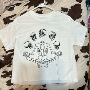 Halloween skull shirt